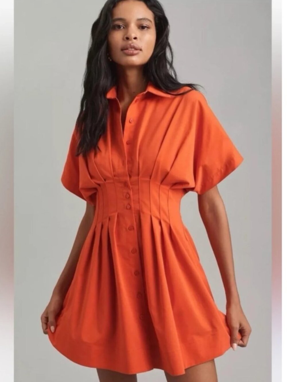 Anthropologie x Exquise Tobie Mini Shirt Dress Size 2X